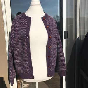 Vintage Purple Cardigan